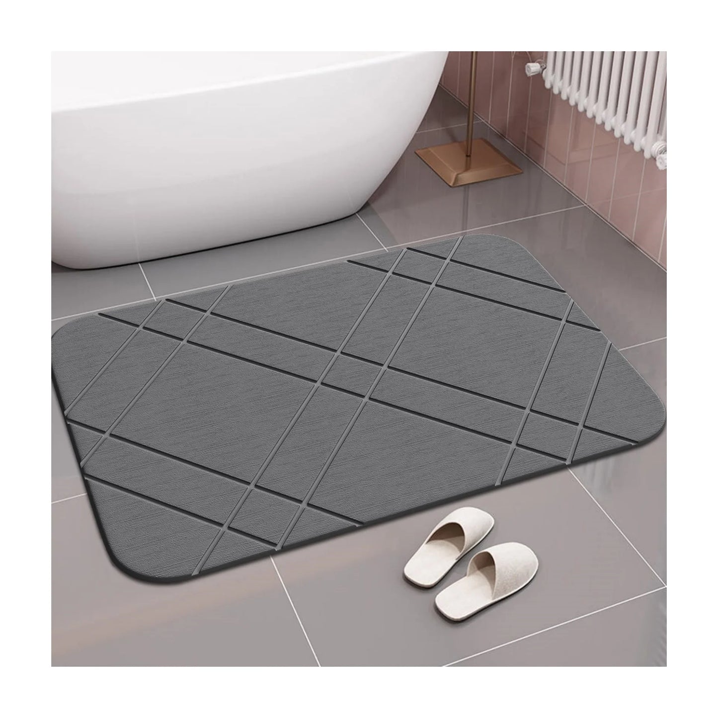 FLowMat Stone Bath Mat (Diatomaceous Earth)