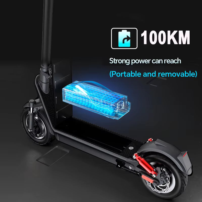 X9B Foldable Electric Scooter with Dual Shock Absorbers