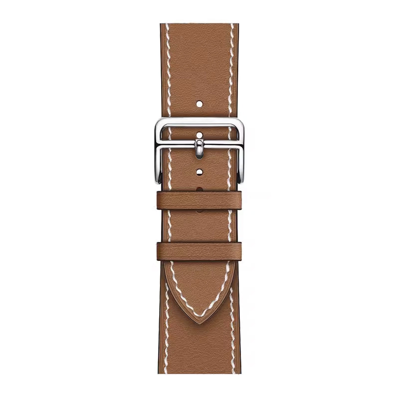 Two Toned Vegan Leather Smart Watch Replacement Strap