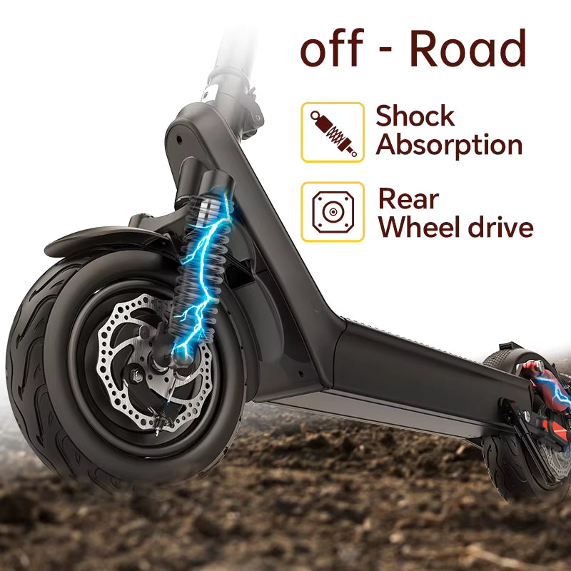 X9B Foldable Electric Scooter with Dual Shock Absorbers
