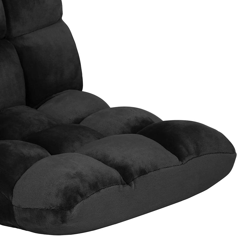 Flannel Floor Recliner Chair