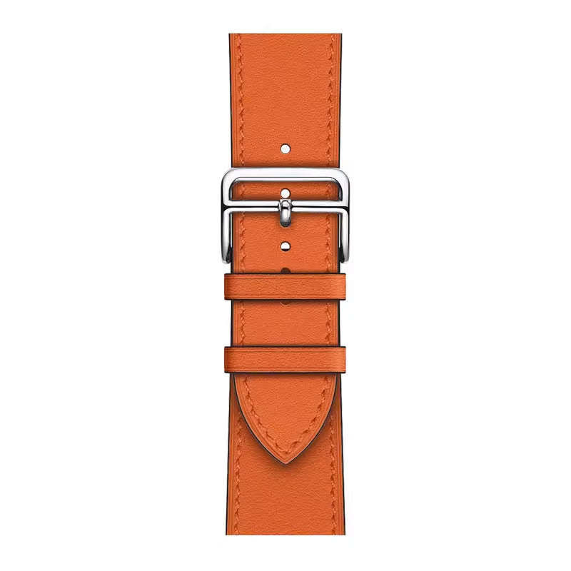 Two Toned Vegan Leather Smart Watch Replacement Strap