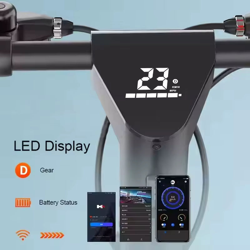 X9B Foldable Electric Scooter with Dual Shock Absorbers