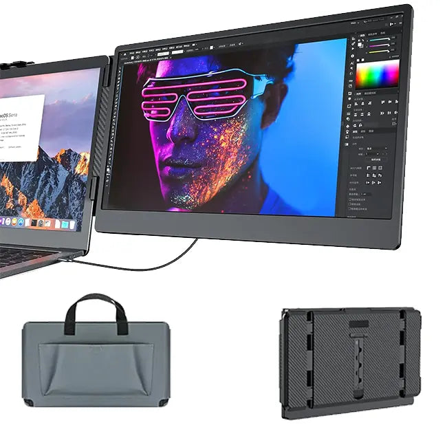 14" FHD 1080P Portable Laptop Screen Extender for Mac/Windows