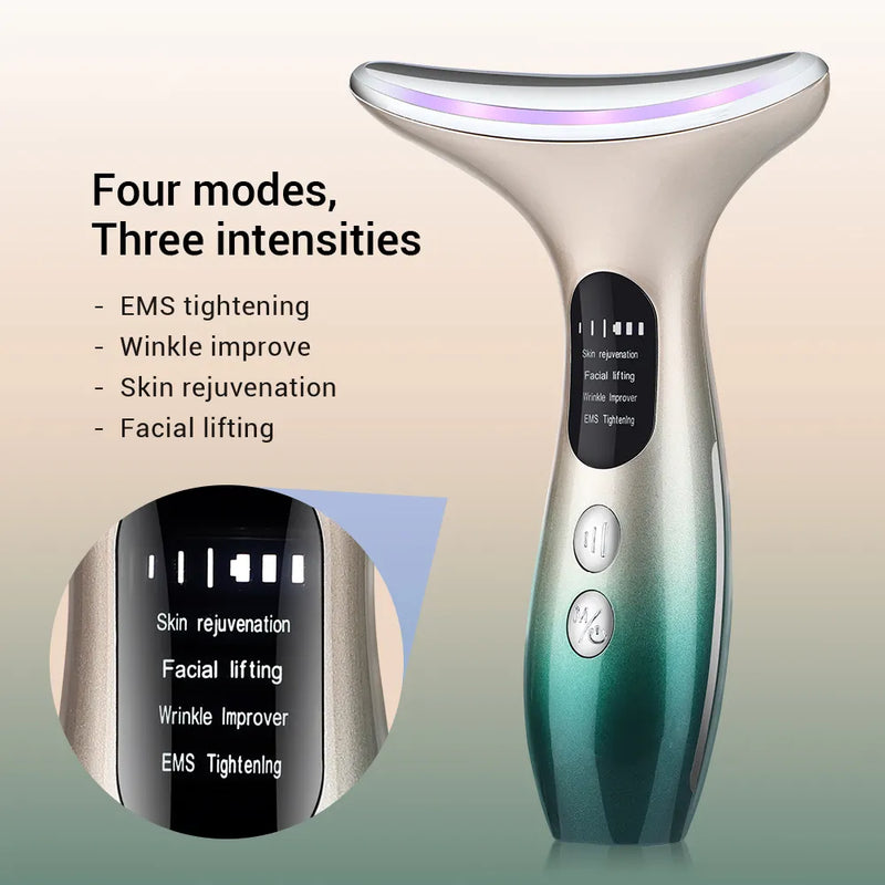 Face and Neck Lifting EMS Skin Rejuvenation Massager