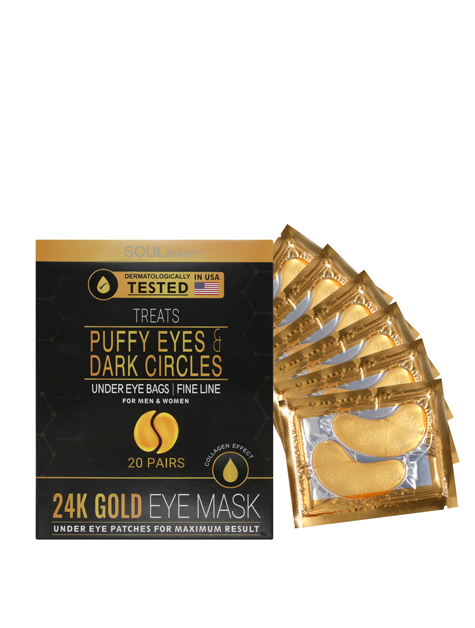 20x 24K Gold Eye Patches Mask