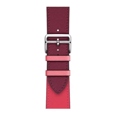 Two Toned Vegan Leather Smart Watch Replacement Strap