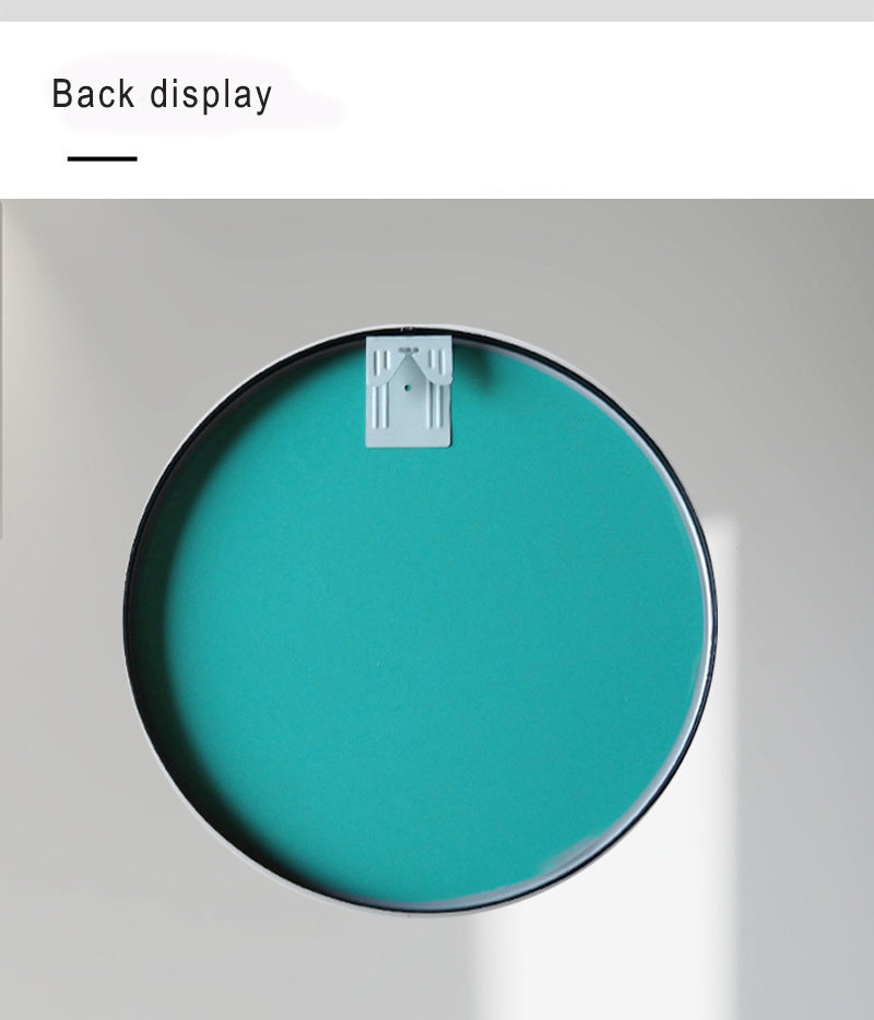 Brushed Frame Hanging Mirror Gold