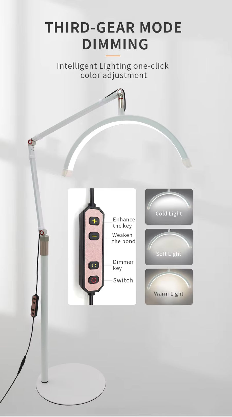 Half Moon Beauty LED Spa Lamp