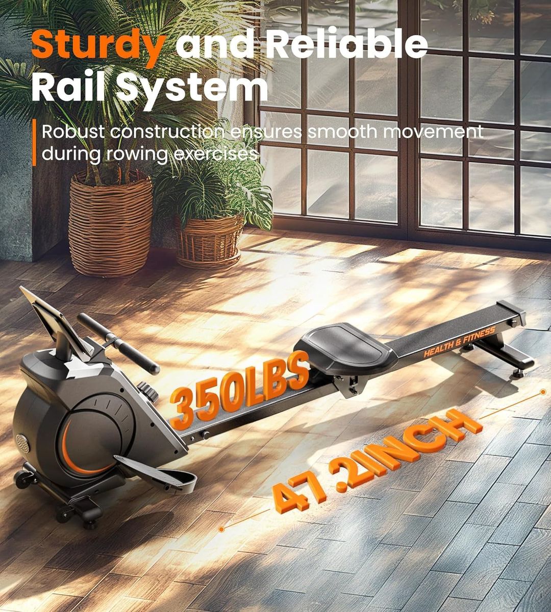 8 Levers Adjustable Aerobics Rowing Machine