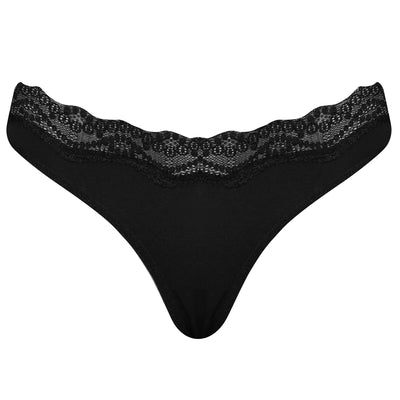 Lace Inset Classic G-String