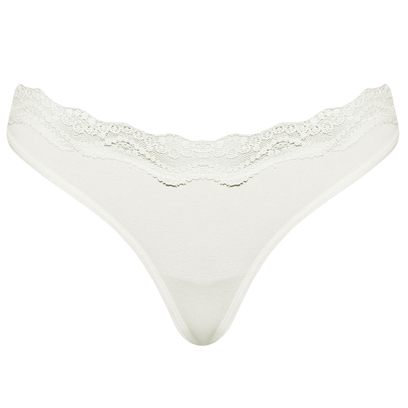 Lace Inset Classic G-String