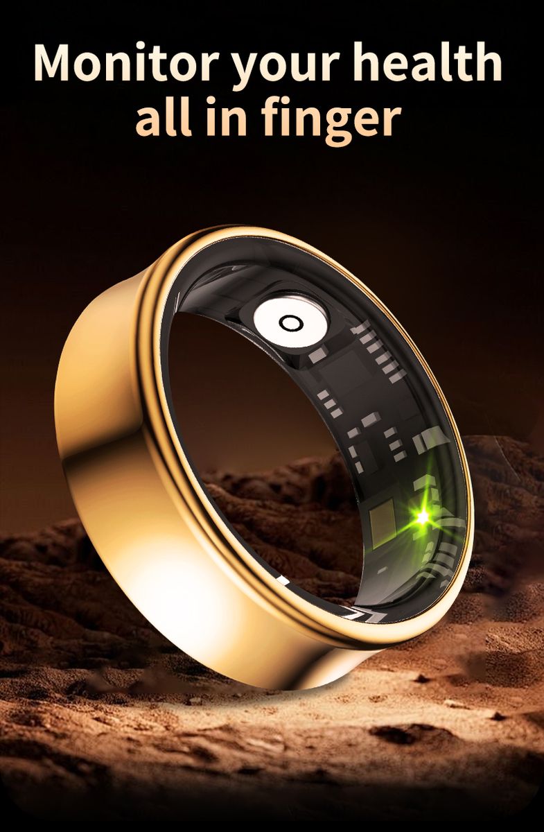 K3 Soul Health Ring - Advanced Ring for Heart Rate, Sleep and Step Tracking