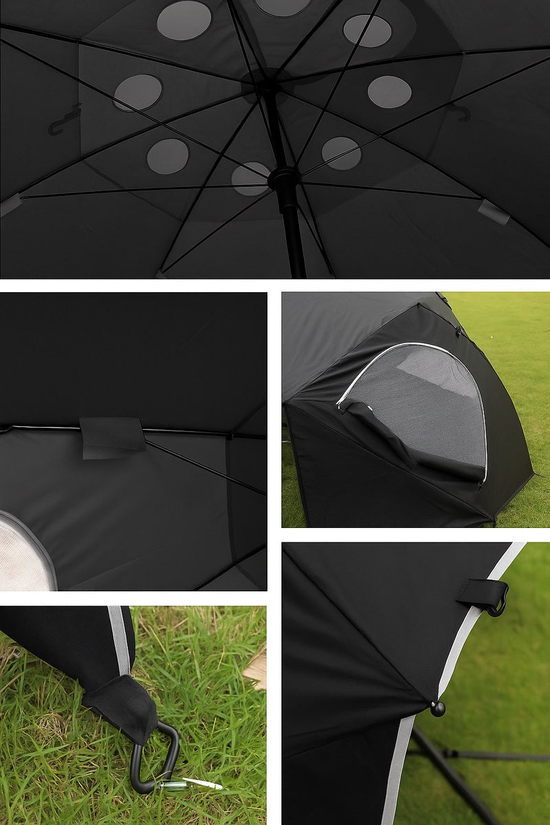 Ultra UPF50+ 2.4m Sun & Rain Canopy Umbrella