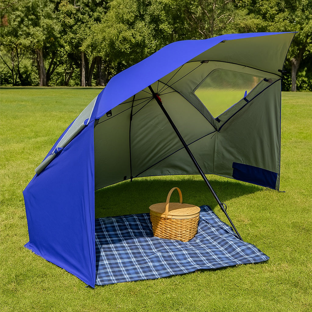 Ultra UPF50+ 2.4m Sun & Rain Canopy Umbrella