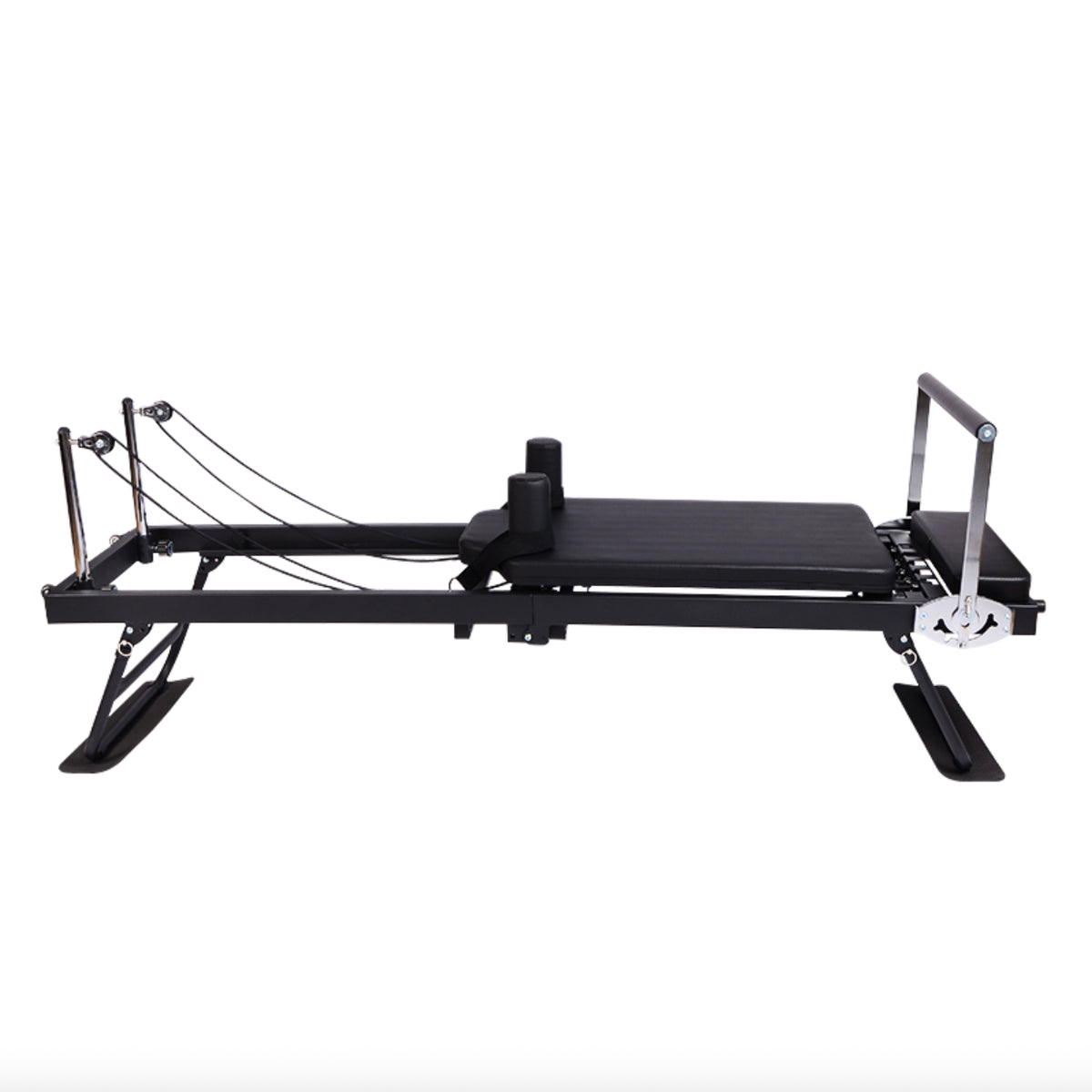 Foldable Pilates Reformer Machine - Portable Home Fitness & Yoga Equipment