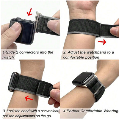 Nylon Trailer Looped iWatch Strap