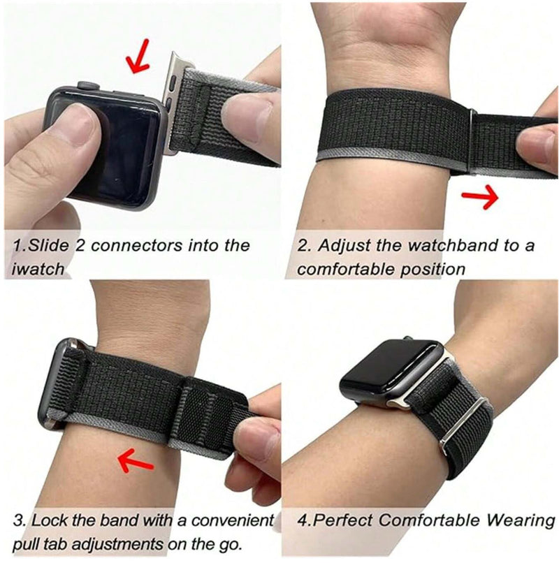 Nylon Trailer Looped iWatch Strap