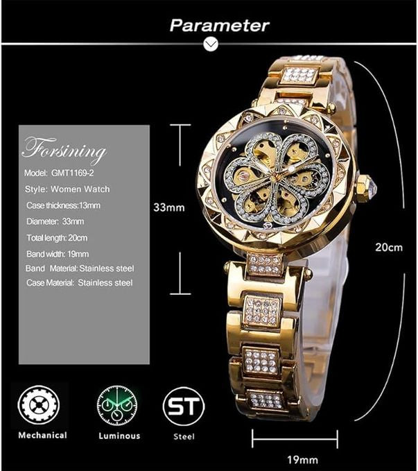 Novula Automatic Flower Luxury Woman&