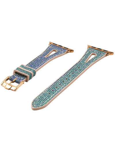 Chameleon Glitter Apple Watch Bands - Blue