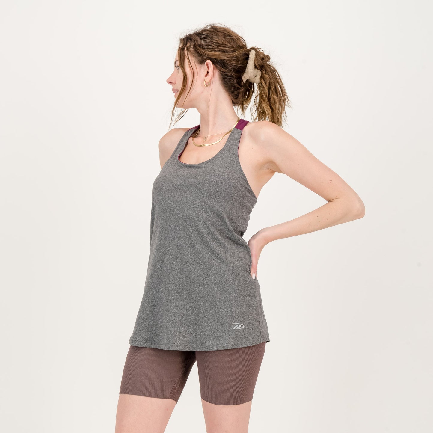 Women's Sports Top with Built-in Chest Support - Pack of 2