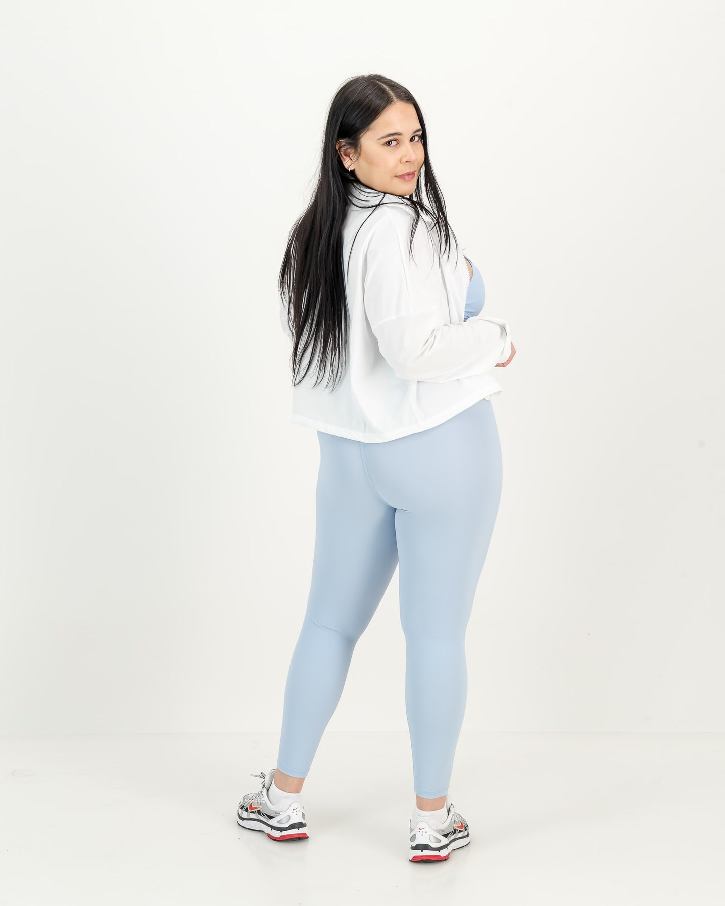 Ladies Super Stretch Cropped Windbreaker Jacket