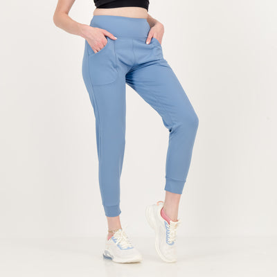 Active Ankle Jogger Tights Light Blue