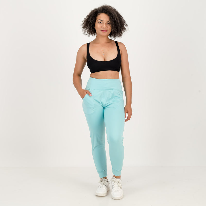 Active Ankle Jogger Tights Turquoise