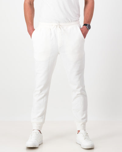 EcoEase Unisex Trackpants -White
