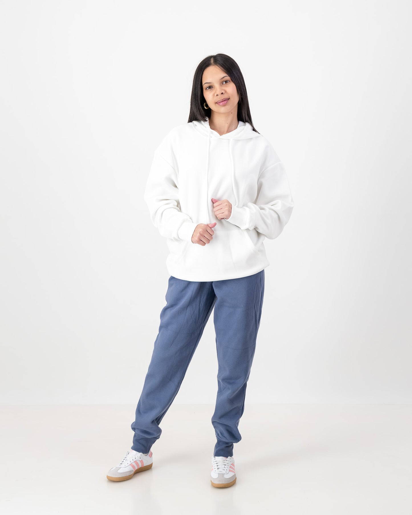 Men’s Fleece Pullover Hoodie- White