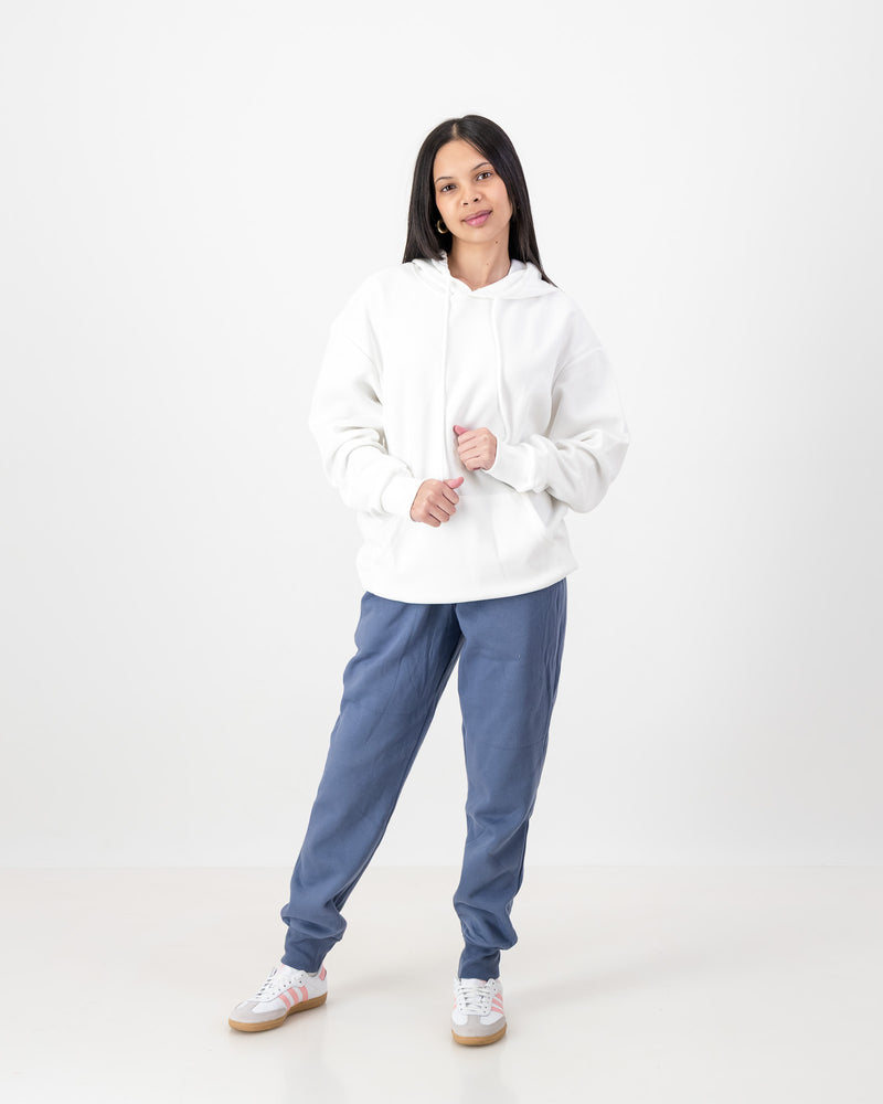 Men’s Fleece Pullover Hoodie- White