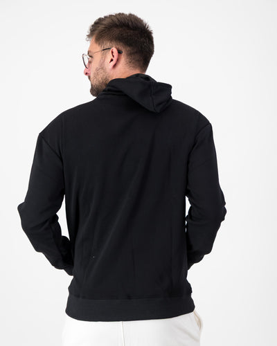 Men’s Fleece Pullover Hoodie- Black
