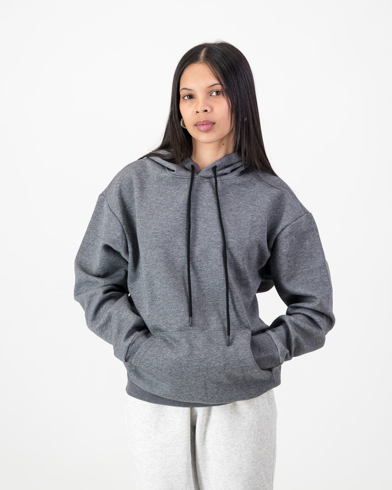 Men’s Fleece Pullover Hoodie- Grey