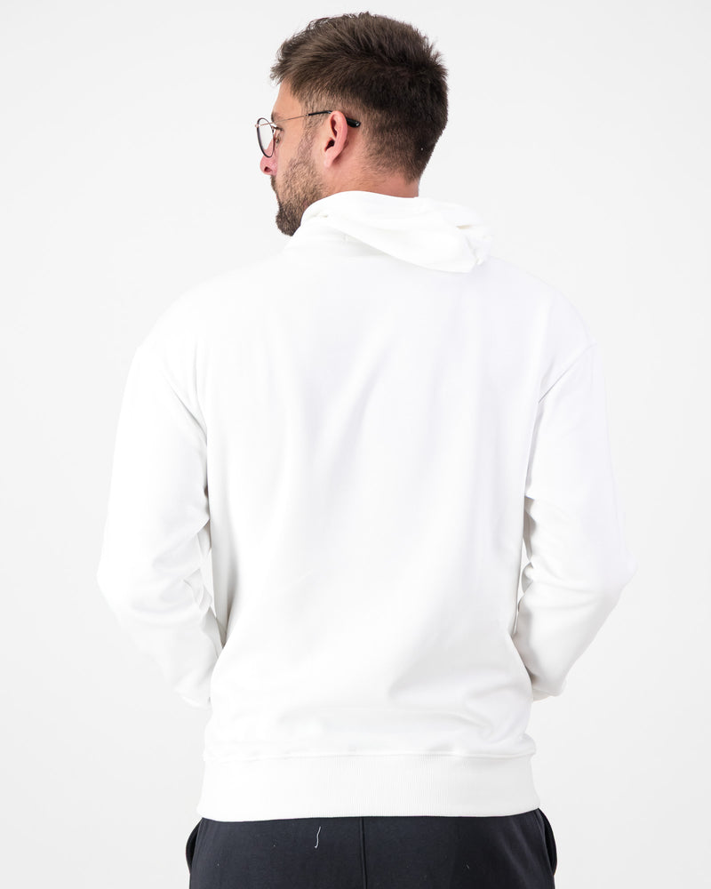 Men’s Fleece Pullover Hoodie- White