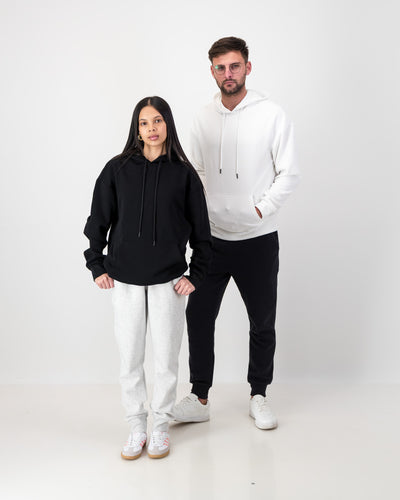 EcoEase Unisex Trackpants -White