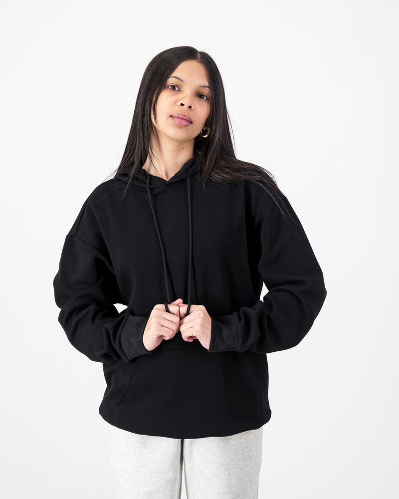 Men’s Fleece Pullover Hoodie- Black
