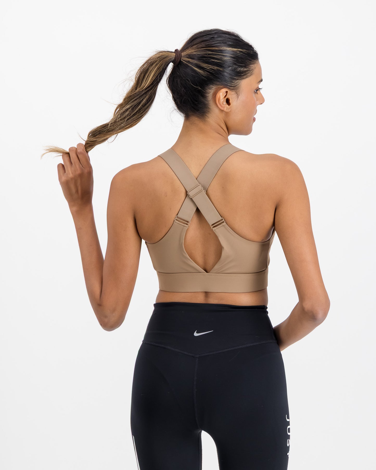 Women’s Front Zip Longline High Impact Sports Bra