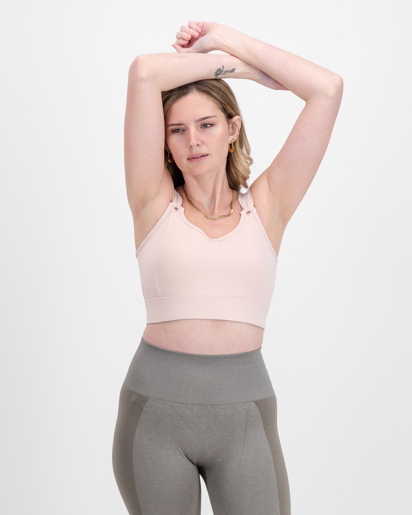 Women’s High Support Racerback Sports Workout Bra with Adjustable Back Closure