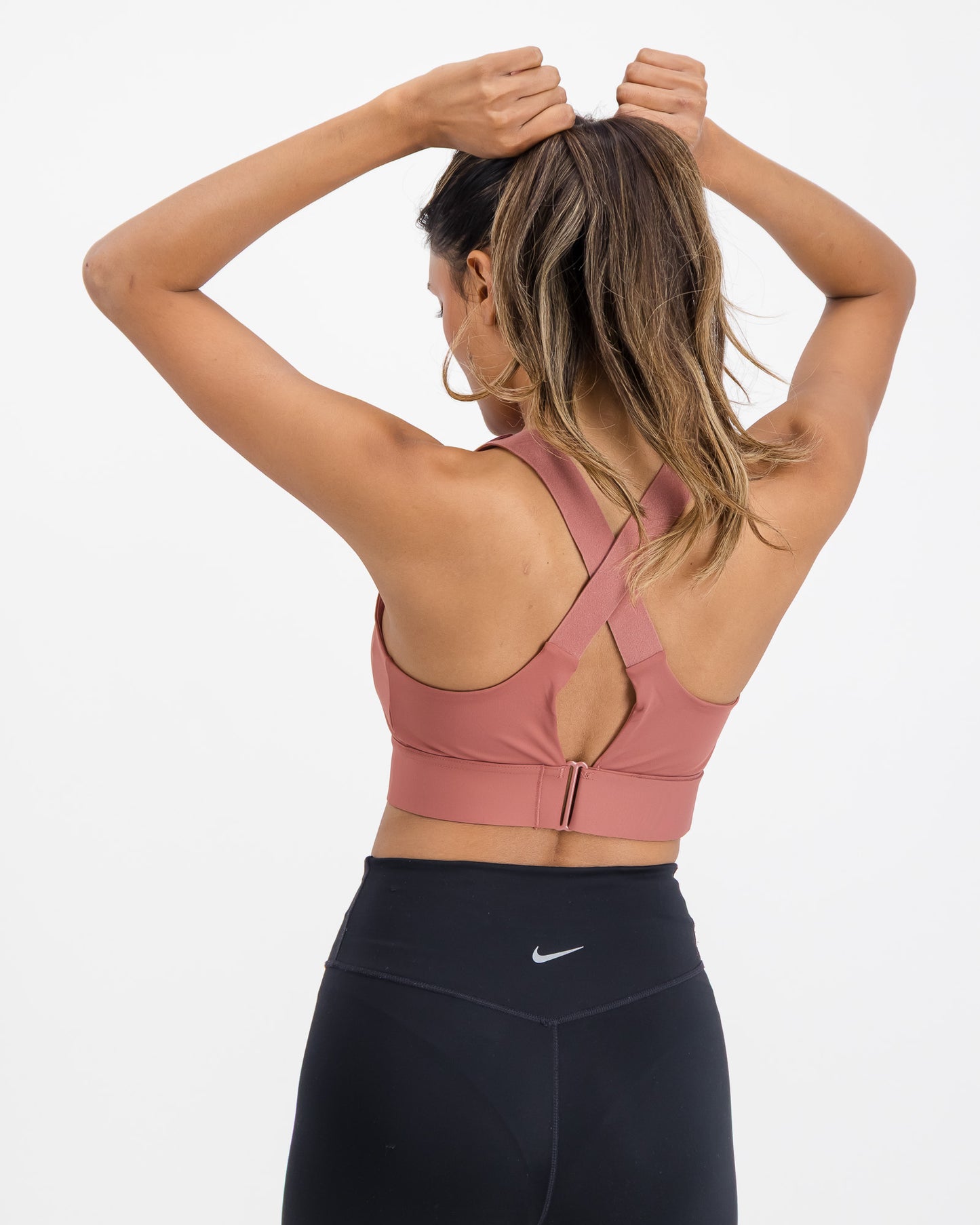 Women’s Sculpting High Impact Sports Bra with Front Zip & Adjustable Compression Fit