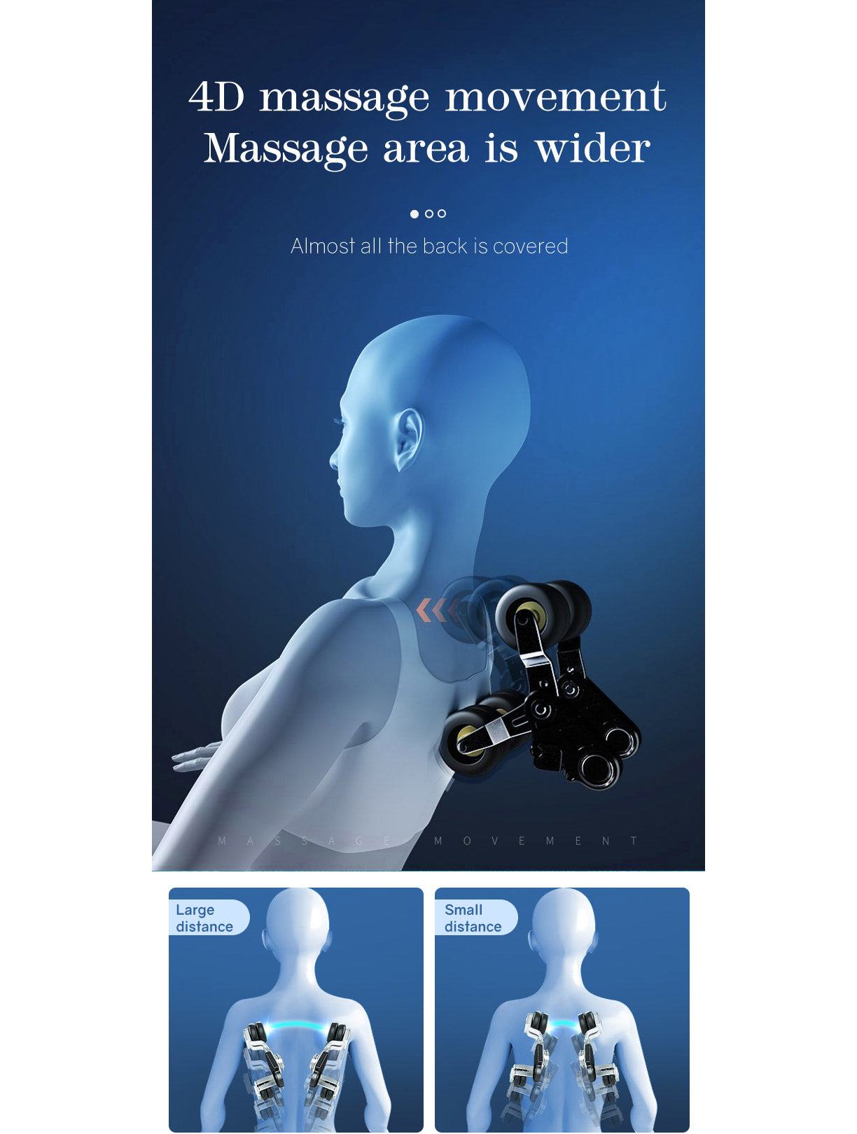 Sensual Multi-functional AI Voice Zero Gravity Massage Chair