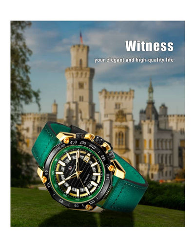 Forsining Emerald Green Luxury Watch