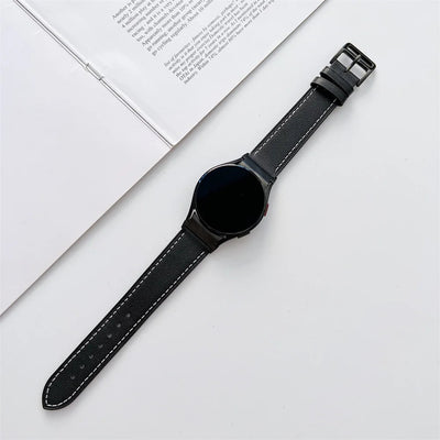 Classic Style Genuine Leather Samsung Galaxy Watch Strap