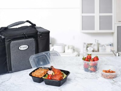 2 & 3 Division Game-Changing Meal Prep Containers x10