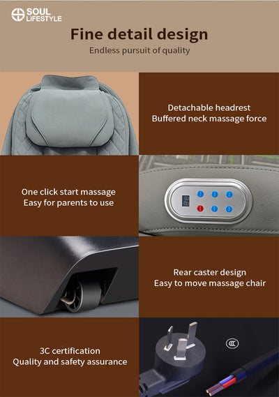 LunaRest Compact Zero Gravity Massage Chair