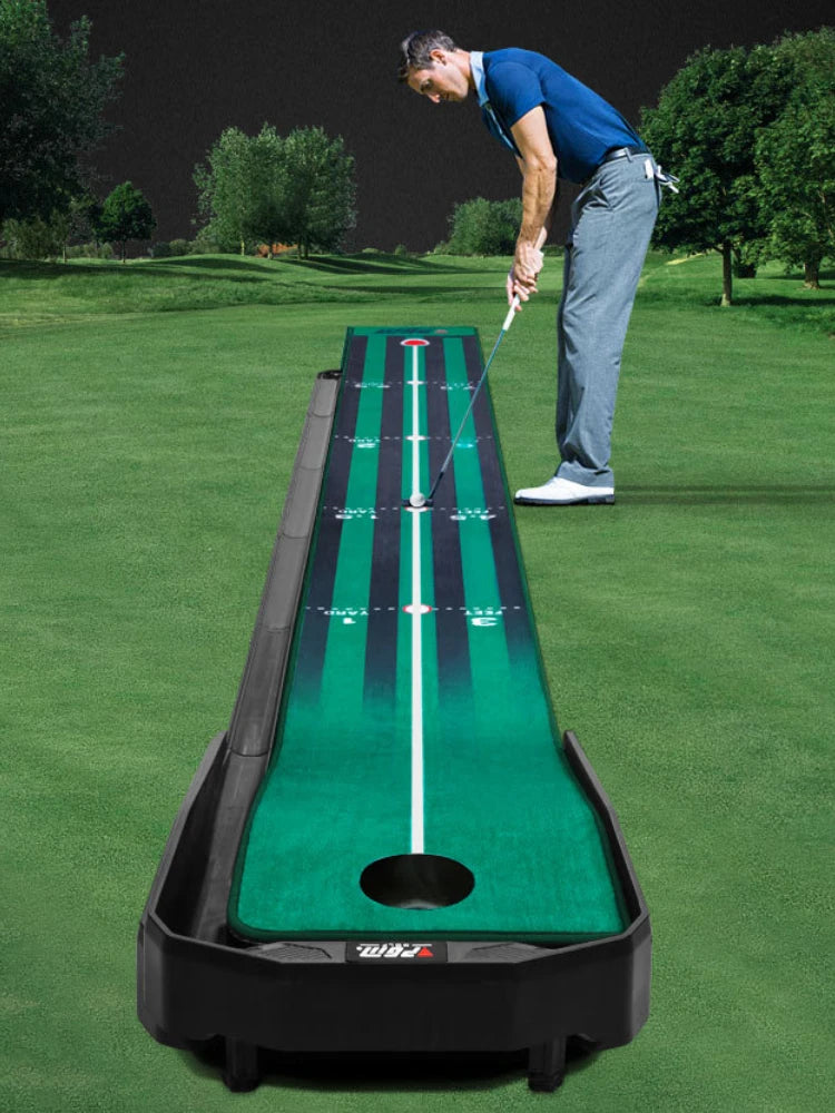 Auto-return Extra Length Putting Green