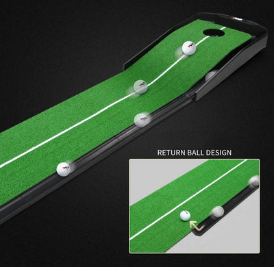 Auto-return Extra Length Putting Green