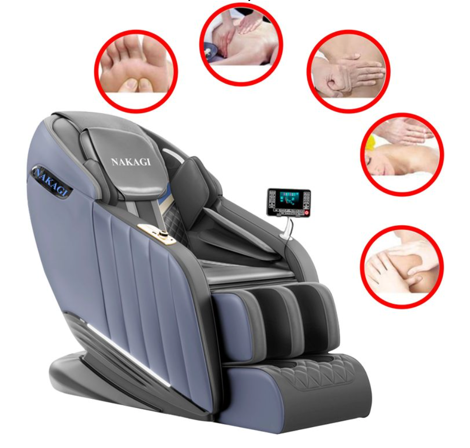 Nakagi Sensual Multi-functional AI Voice Zero Gravity Massage Chair