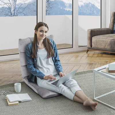 Flannel Floor Recliner Chair