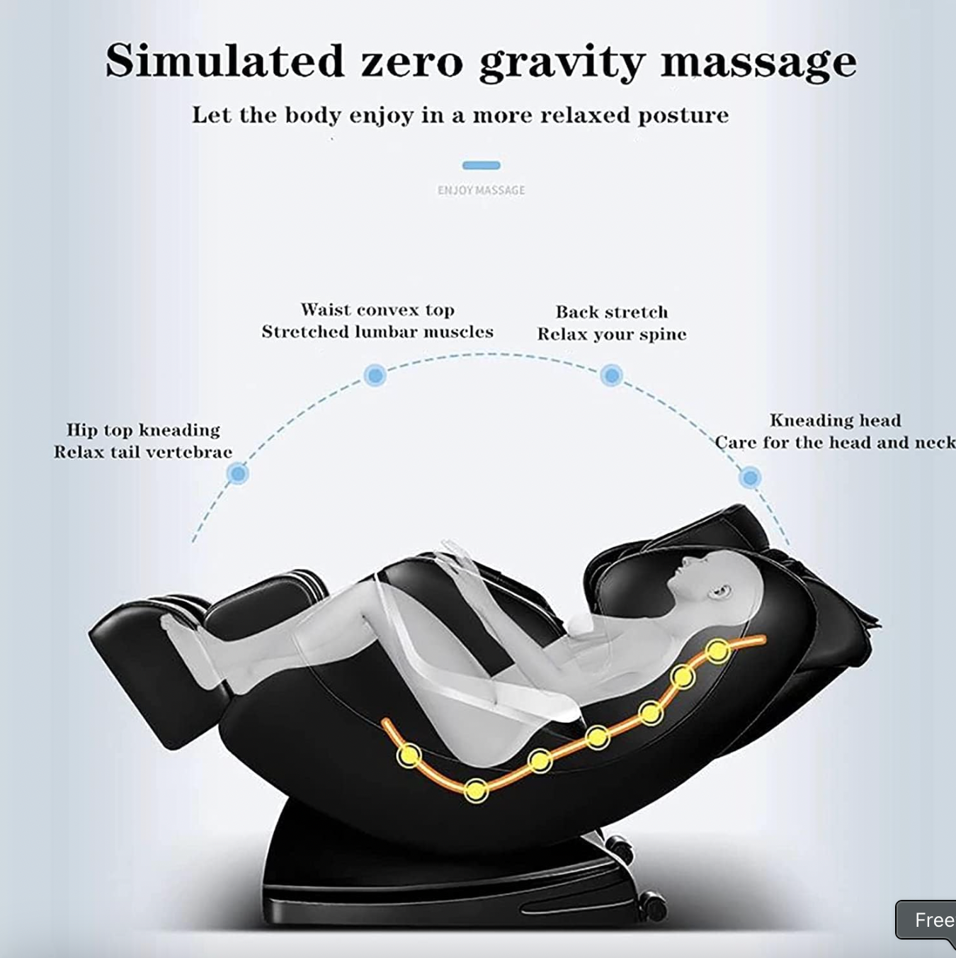 Elysium Zero Gravity Full Body Massage Chair