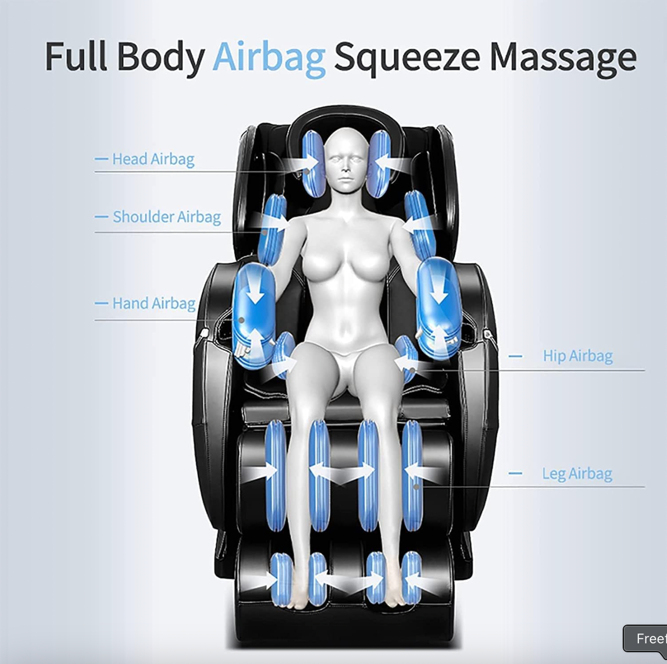 Elysium Zero Gravity Full Body Massage Chair